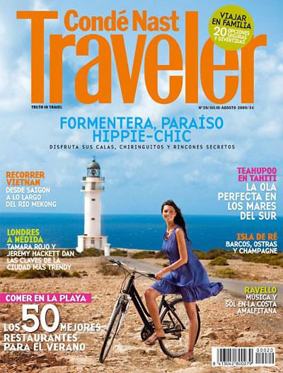 Formentera, protagonista de la revista Conde Nast Traveller en julio de 2009. Le mostramos su portada